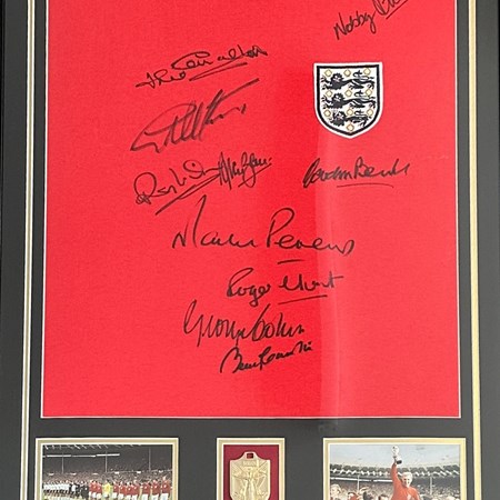 1966 Signed England Shirt
