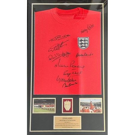 1966 Signed England Shirt